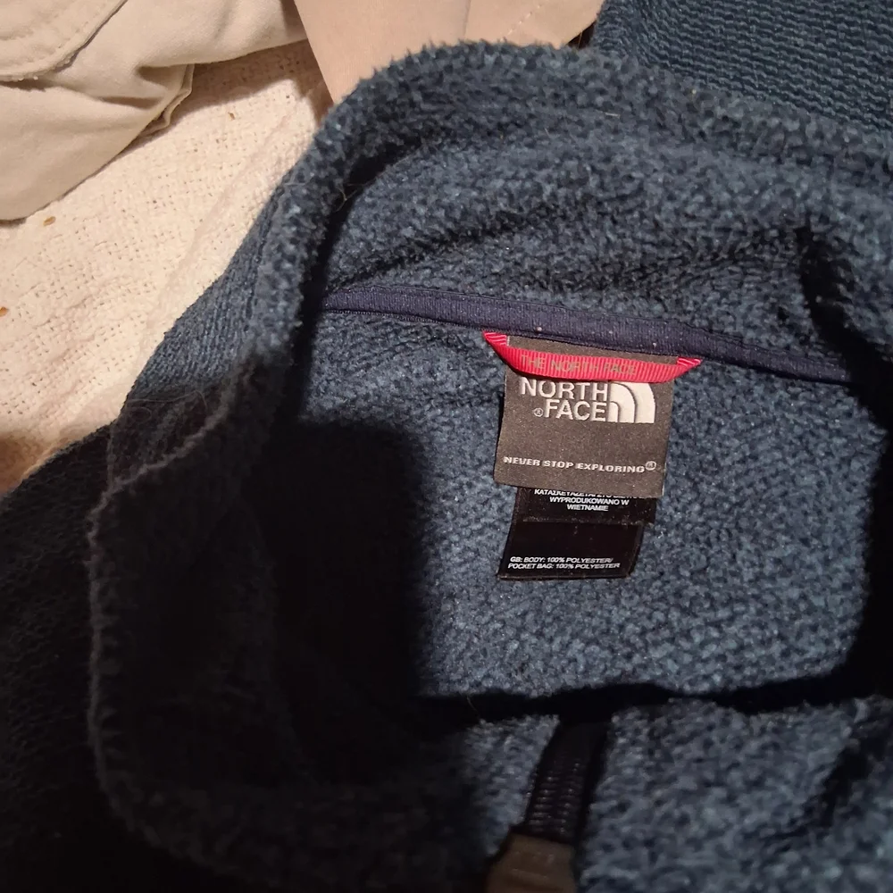 The North Face Heathered Blue Full-Zip Jacket Mens XL